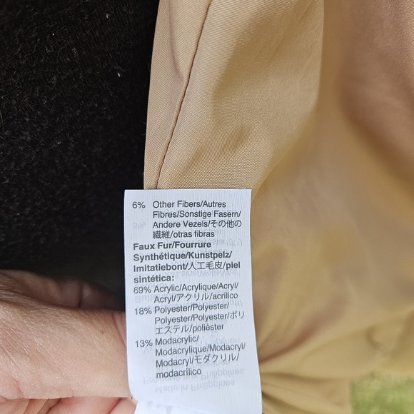 J. Crew Mercantile tan wool-blend Vail Parka size 14 - Picture 6 of 9